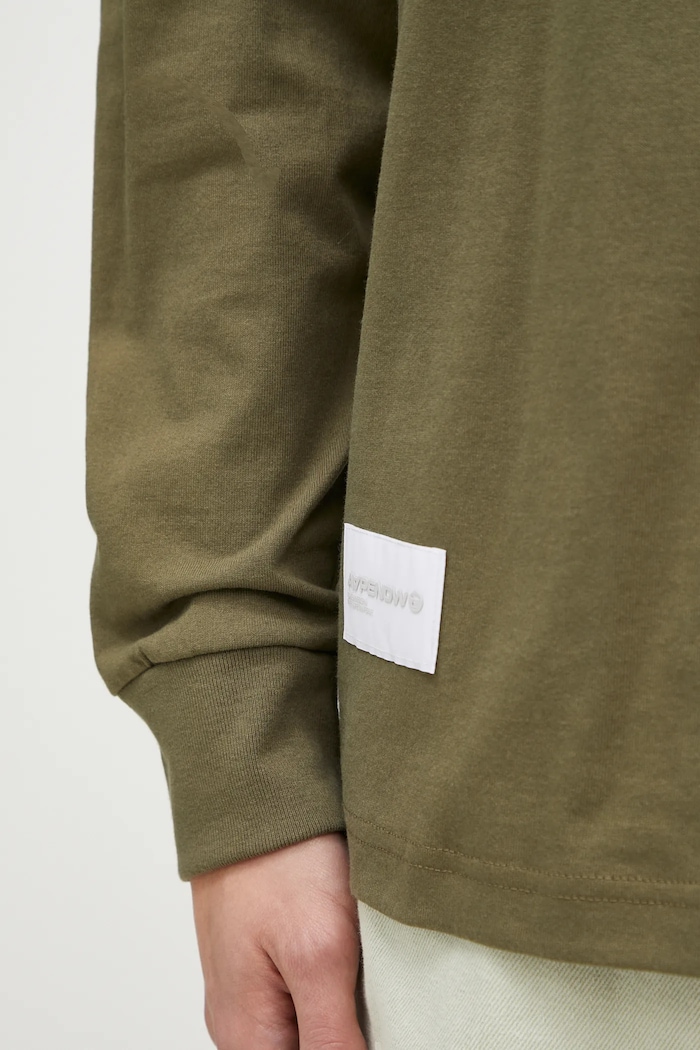 AAPE cotton longsleeve top Moon Face Logo — photo 4