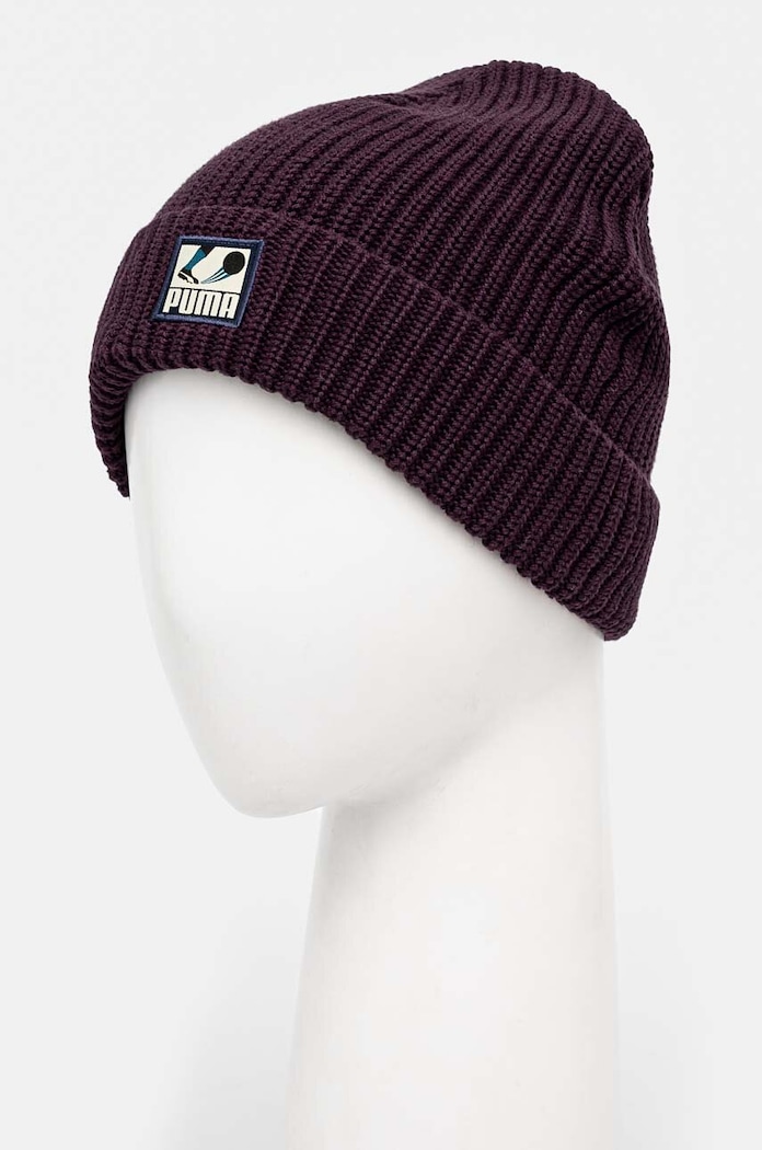 Puma cotton beanie Classics Graphic Short Beanie — photo 3
