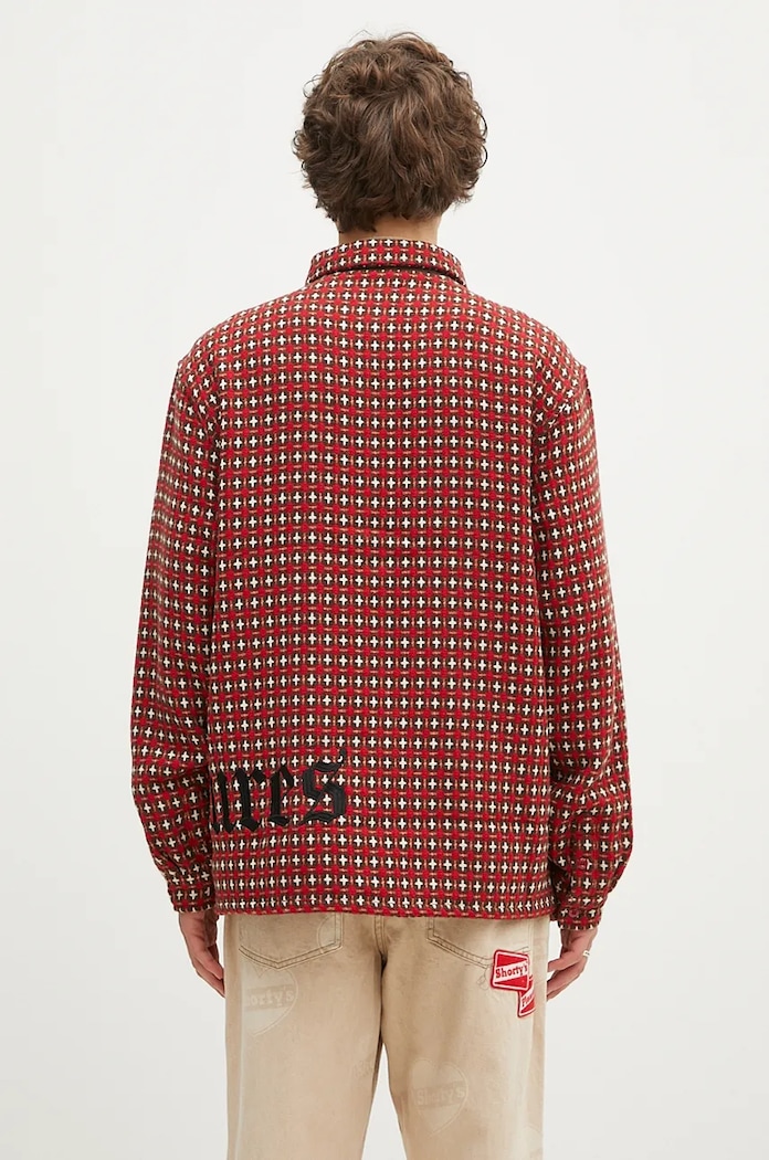 PLEASURES wool blend shirt Cross Work Shirt — photo 3