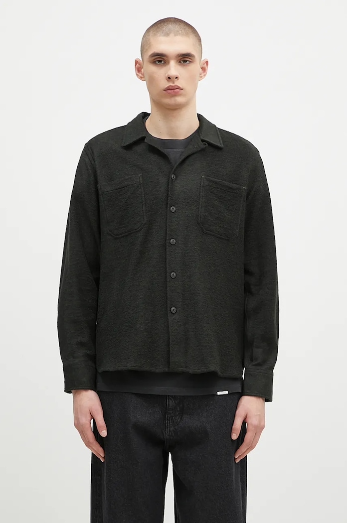 Universal Works wool blend shirt