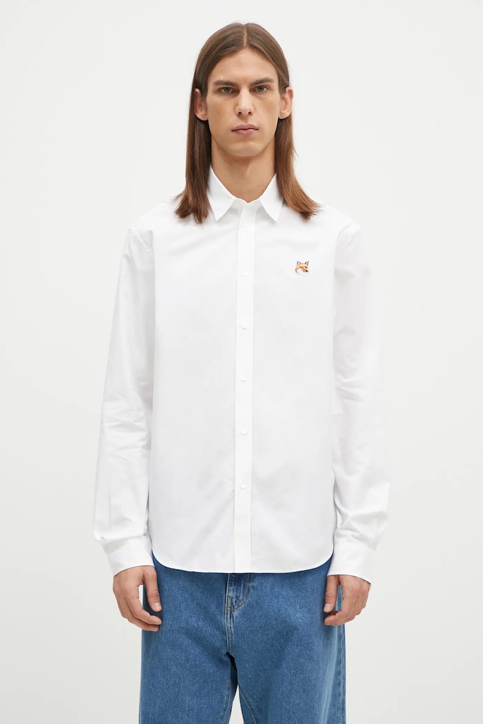 Maison Kitsuné cotton shirt Fox Head