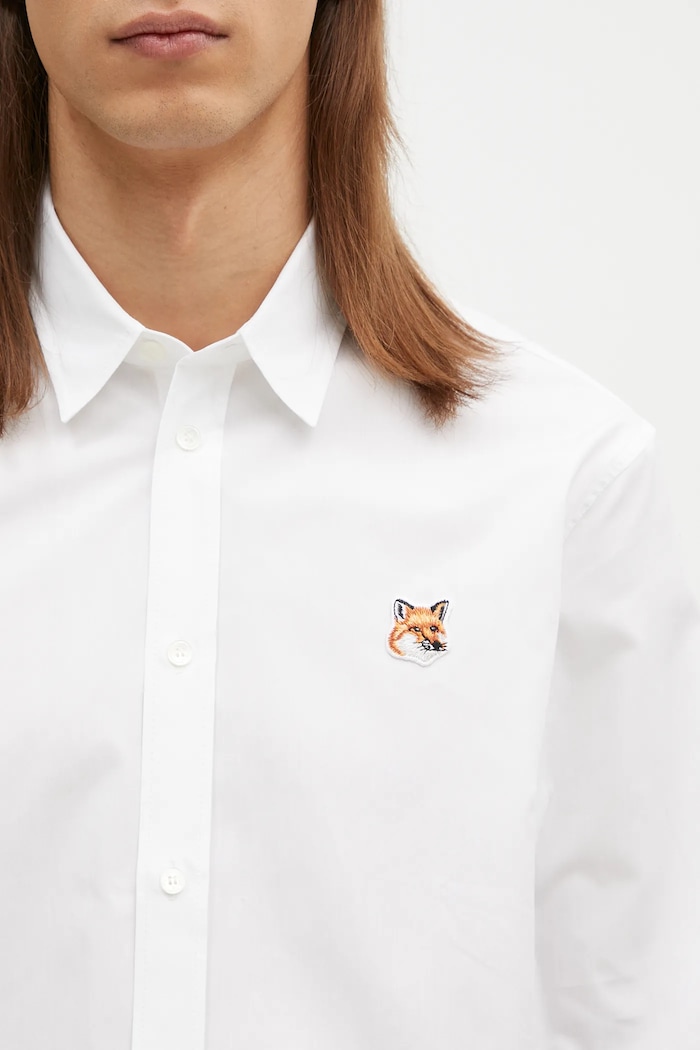 Maison Kitsuné cotton shirt Fox Head — photo 4