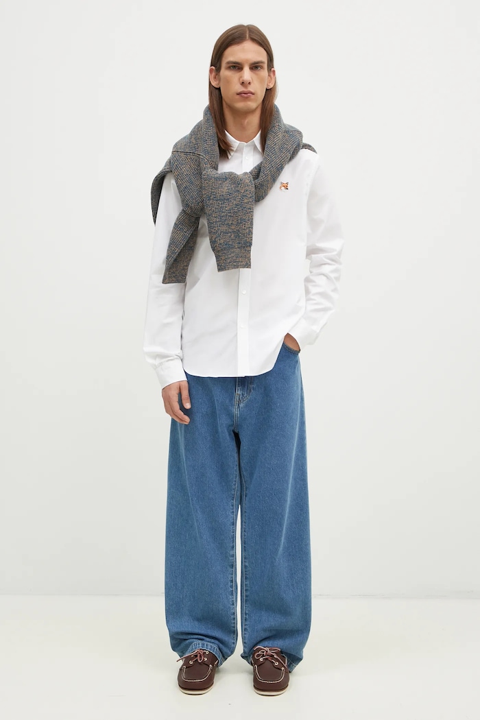Maison Kitsuné cotton shirt Fox Head — photo 5