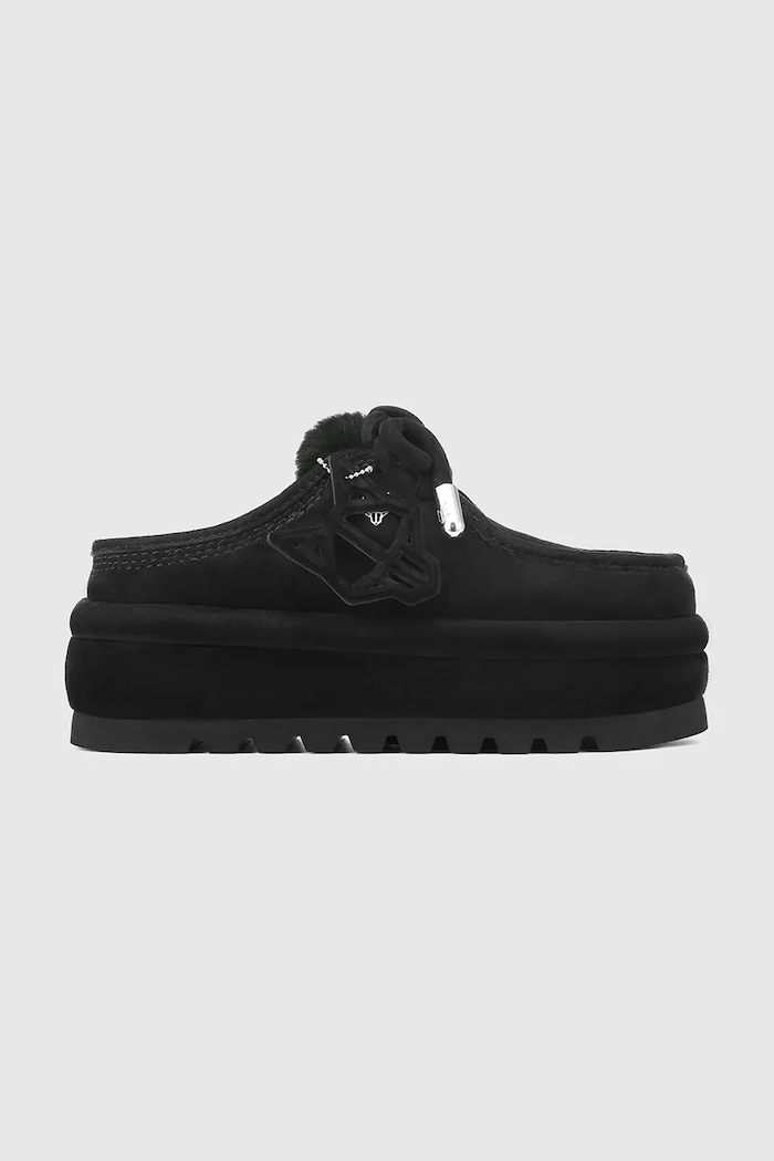 Naked Wolfe suede slippers Blizzard