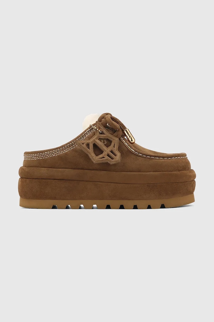 Naked Wolfe suede slippers Blizzard