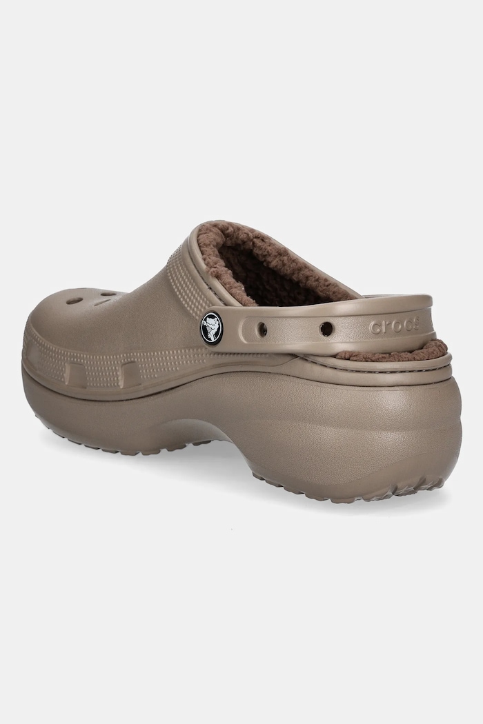 Crocs sliders Classic Platform Lined Clog — photo 3