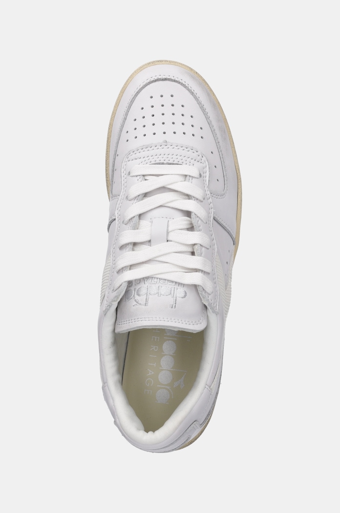 Diadora leather sneakers Mi Basket Low Used — photo 4