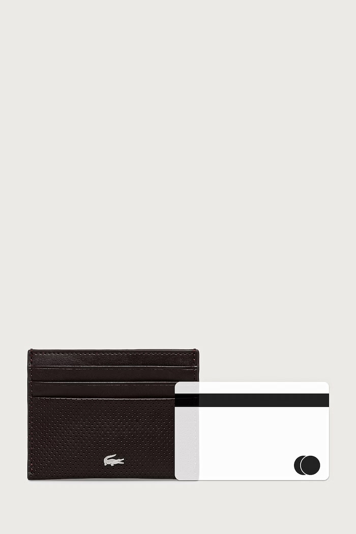 Lacoste card case and belt set leather Men's — photo 8