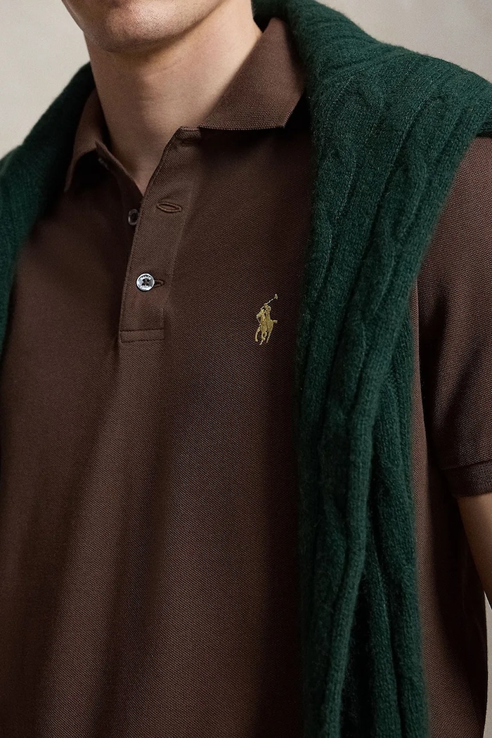 Polo Ralph Lauren polo shirt cotton with elastane Men's — photo 4