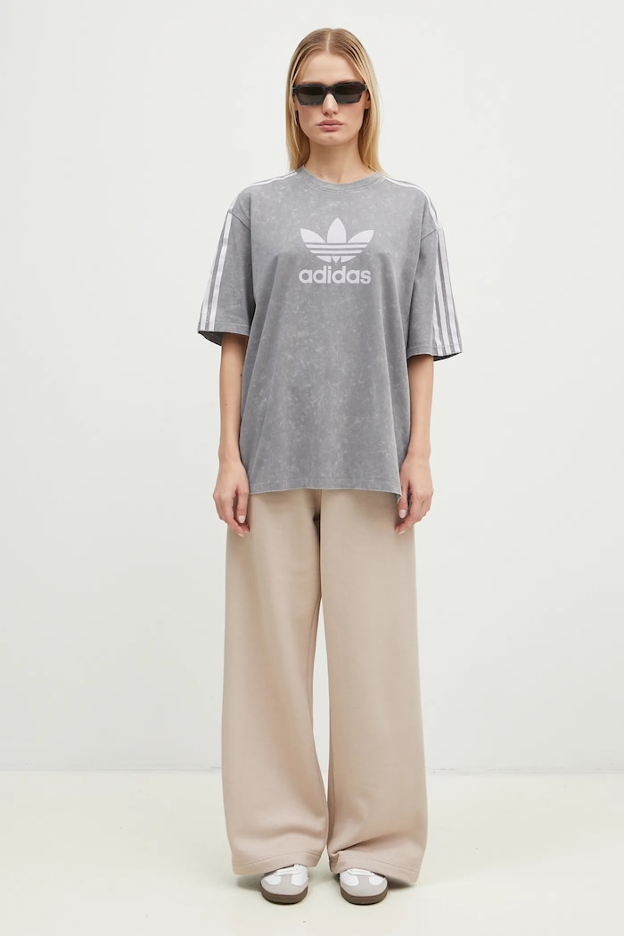 adidas Originals joggers Femme Galore Wideleg Fleece Pants — photo 4