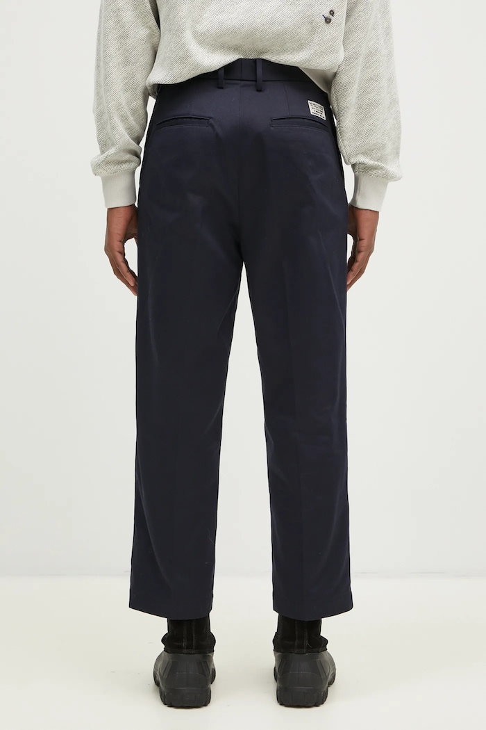 Wacko Maria cotton trousers Double Pleated Chino Trousers — photo 3