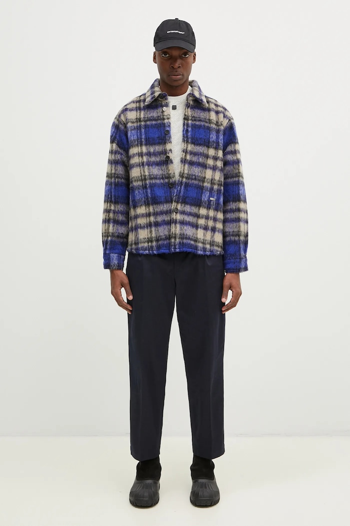 Wacko Maria cotton trousers Double Pleated Chino Trousers — photo 5