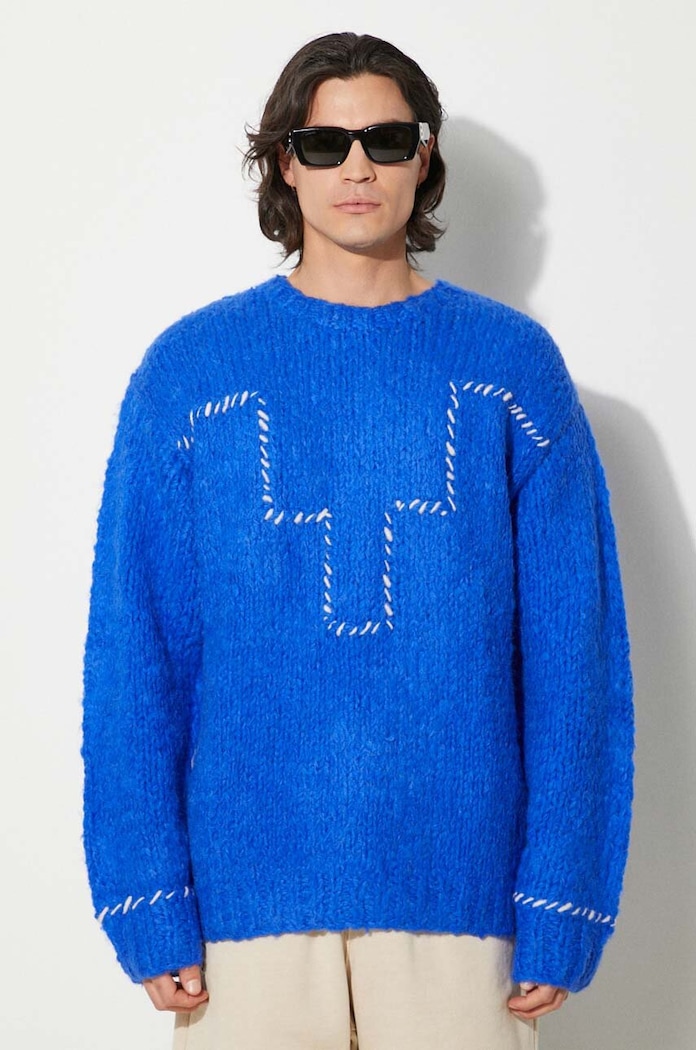 Marcelo Burlon wool blend jumper Cross Block Knit Comfort Crew