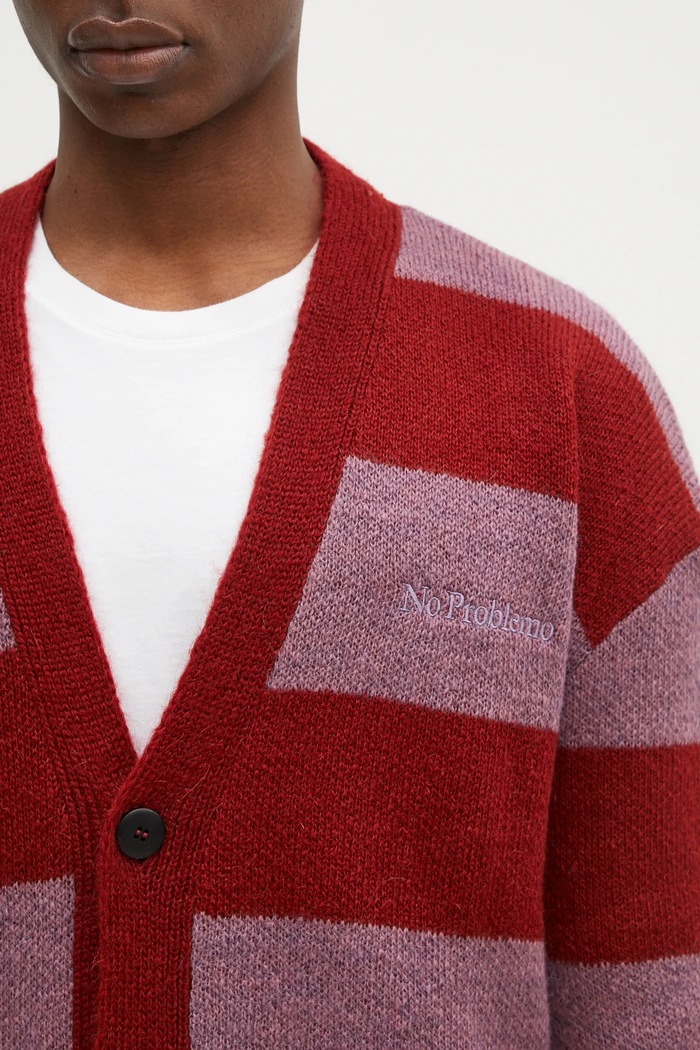 No Problemo cardigan Striped Mohair Oversized Cardigan — photo 4