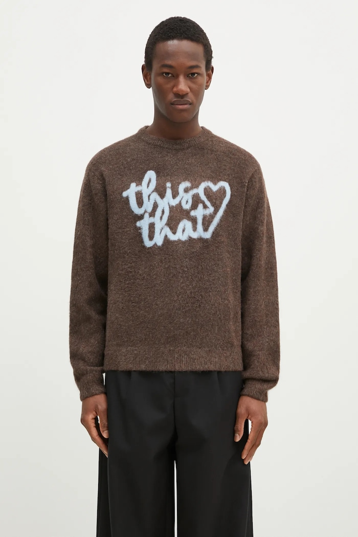 thisisneverthat jumper Heart Logo Knit Sweater