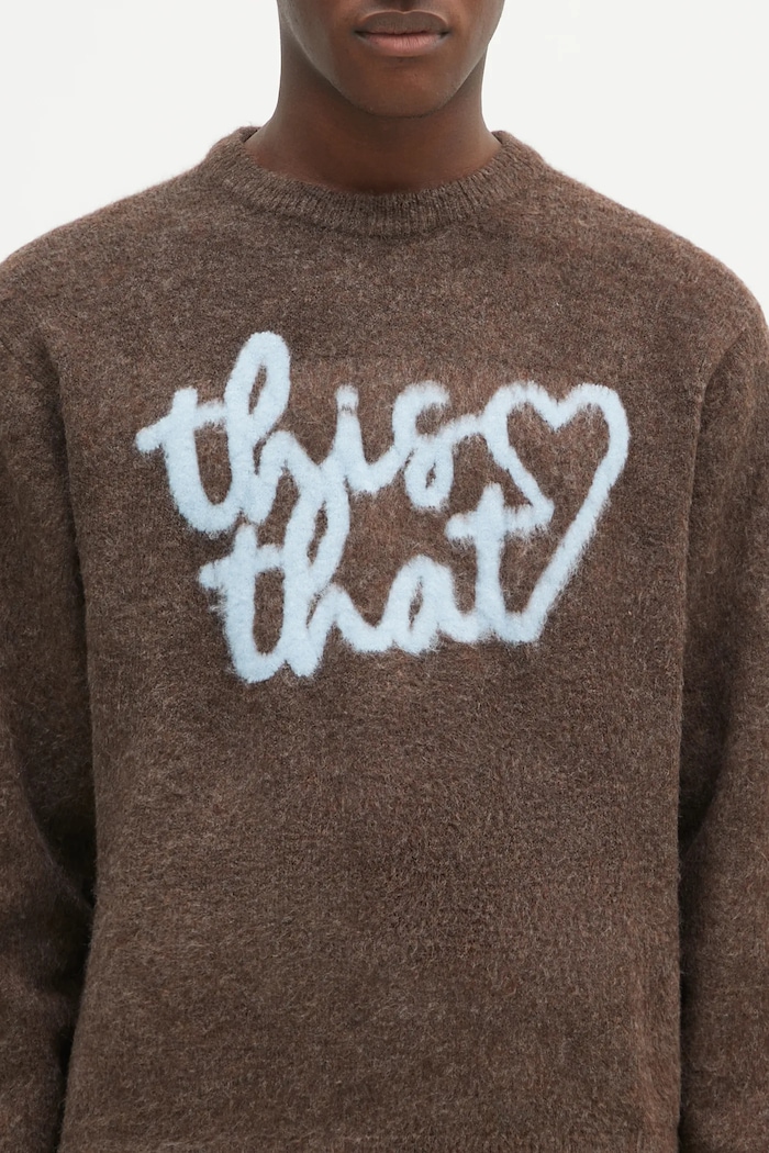 thisisneverthat jumper Heart Logo Knit Sweater — photo 4