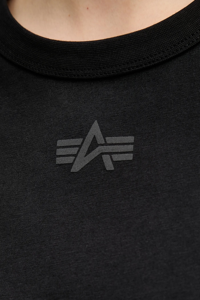 Alpha Industries cotton t-shirt Waisted — photo 5