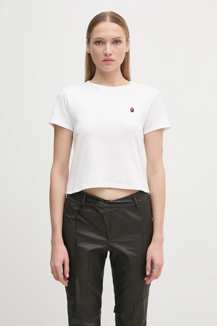 A Bathing Ape cotton t-shirt ONE POINT MINI TEE