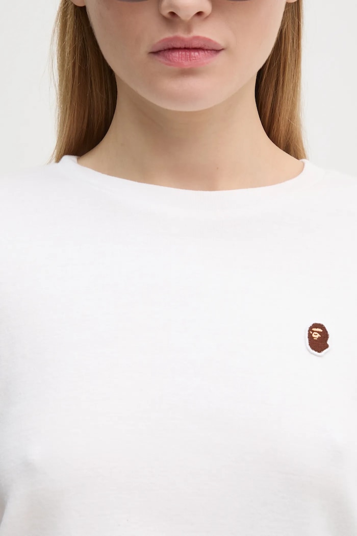 A Bathing Ape cotton t-shirt ONE POINT MINI TEE — photo 4