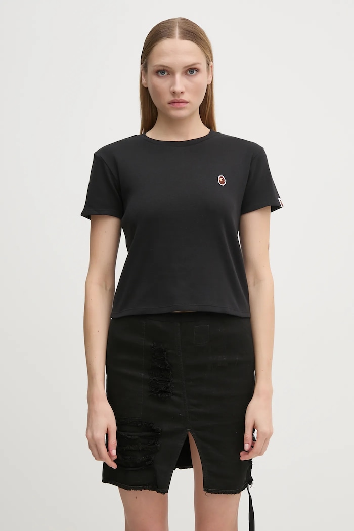 A Bathing Ape cotton t-shirt ONE POINT MINI TEE