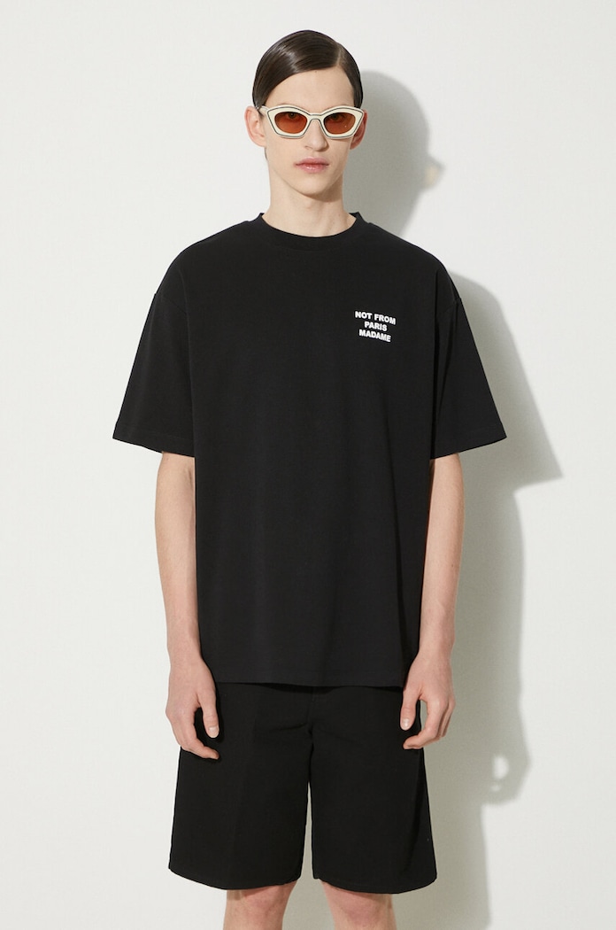 Drôle de Monsieur cotton t-shirt Le T-Shirt Slogan — photo 3
