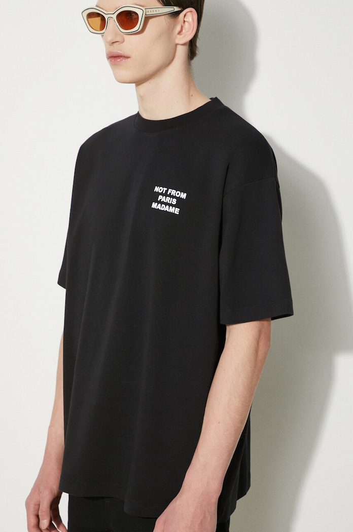 Drôle de Monsieur cotton t-shirt Le T-Shirt Slogan — photo 5