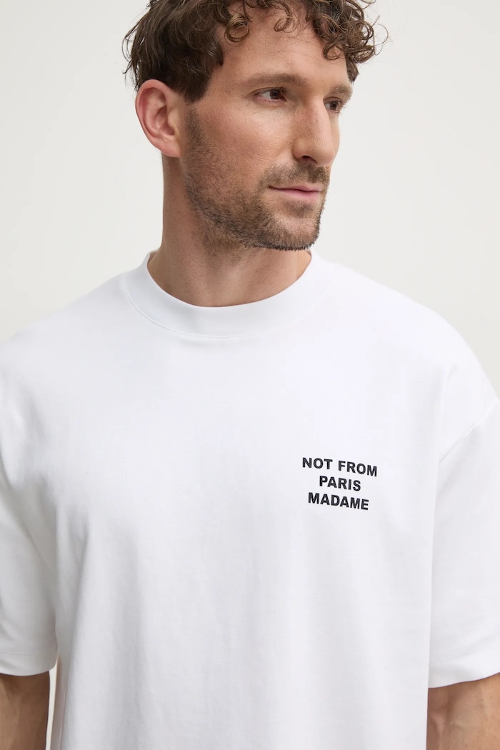 Drôle de Monsieur cotton t-shirt Le T-Shirt Slogan — photo 4