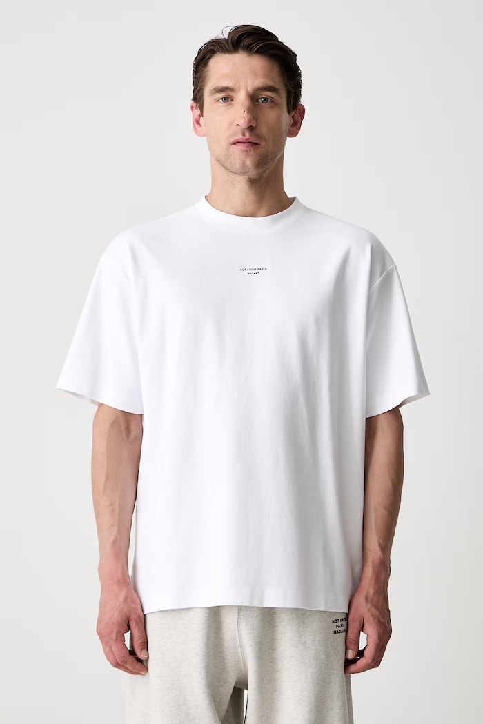 Drôle de Monsieur Le T-Shirt Slogan Classique t-shirt cotton Men's