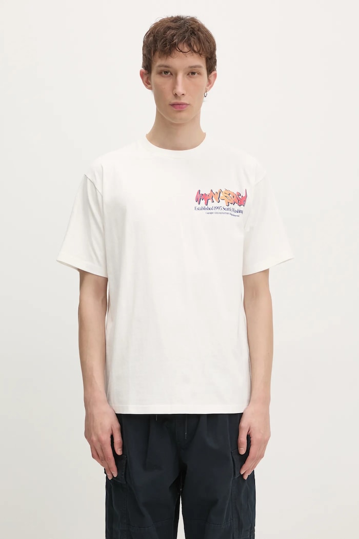 Manastash cotton t-shirt Citee Paint Logo