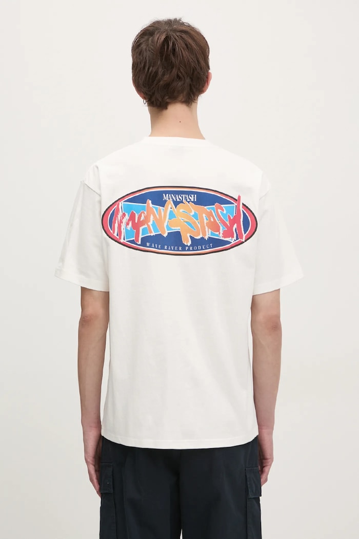 Manastash cotton t-shirt Citee Paint Logo — photo 3