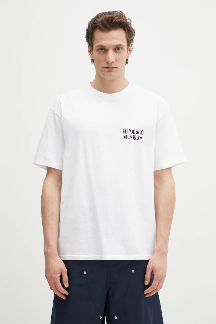 Wacko Maria cotton t-shirt Washed Heavy Weight