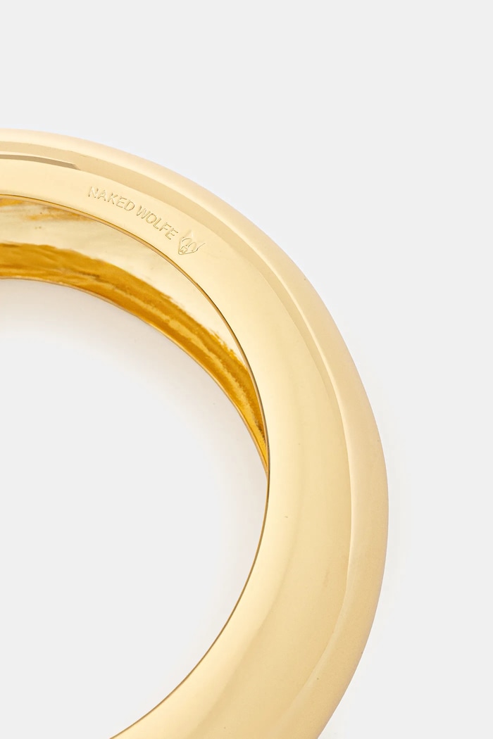 Naked Wolfe gold-plated bracelet Dea Bangle — photo 2