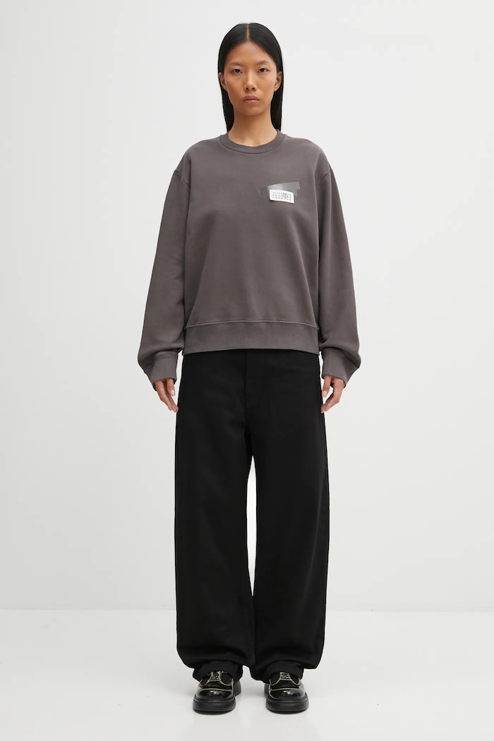 MM6 Maison Margiela cotton sweatshirt — photo 5