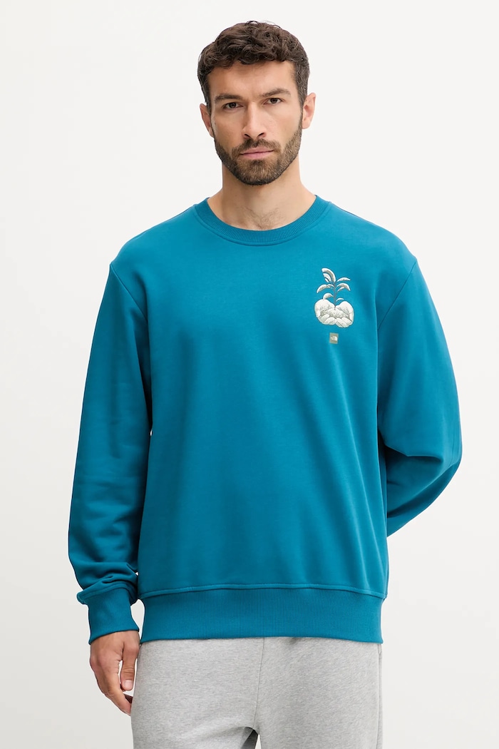 The North Face cotton sweatshirt Connect Relaxed — photo 3
