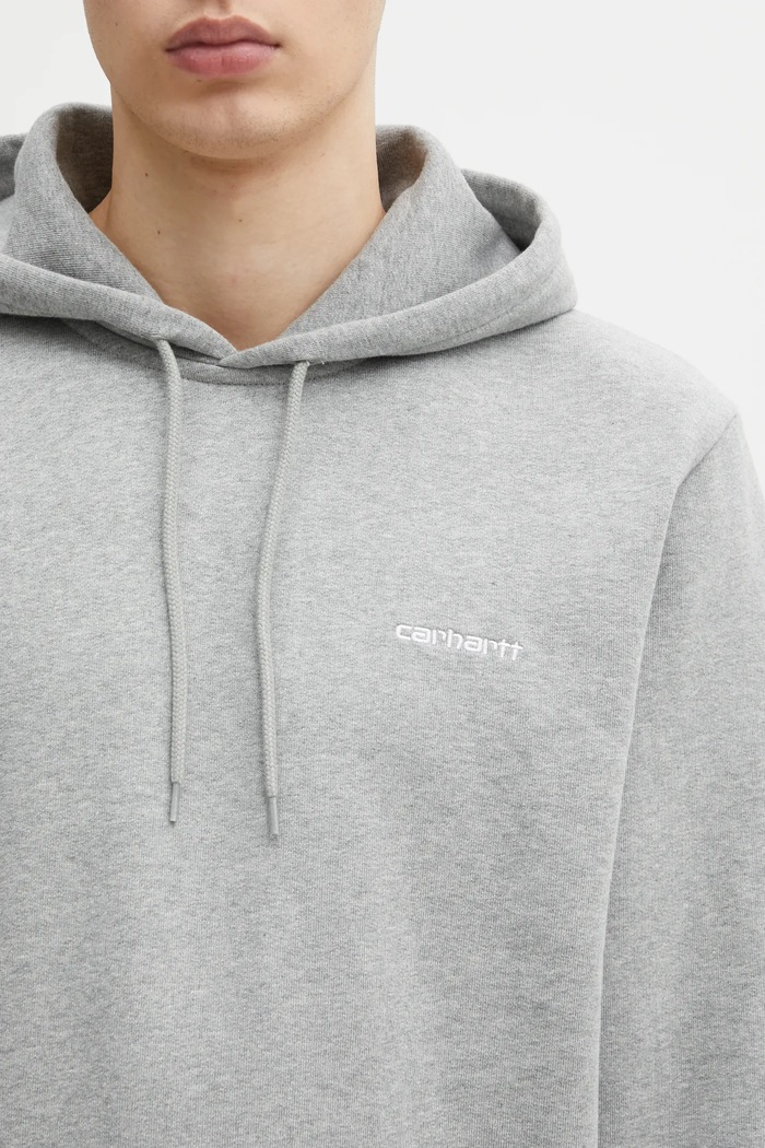 Carhartt WIP cotton sweatshirt Hooded Script Embroidery Sweat — photo 4