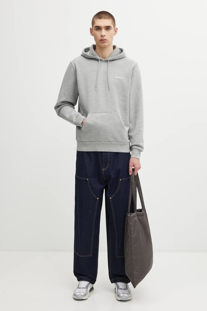 Carhartt WIP cotton sweatshirt Hooded Script Embroidery Sweat — photo 5