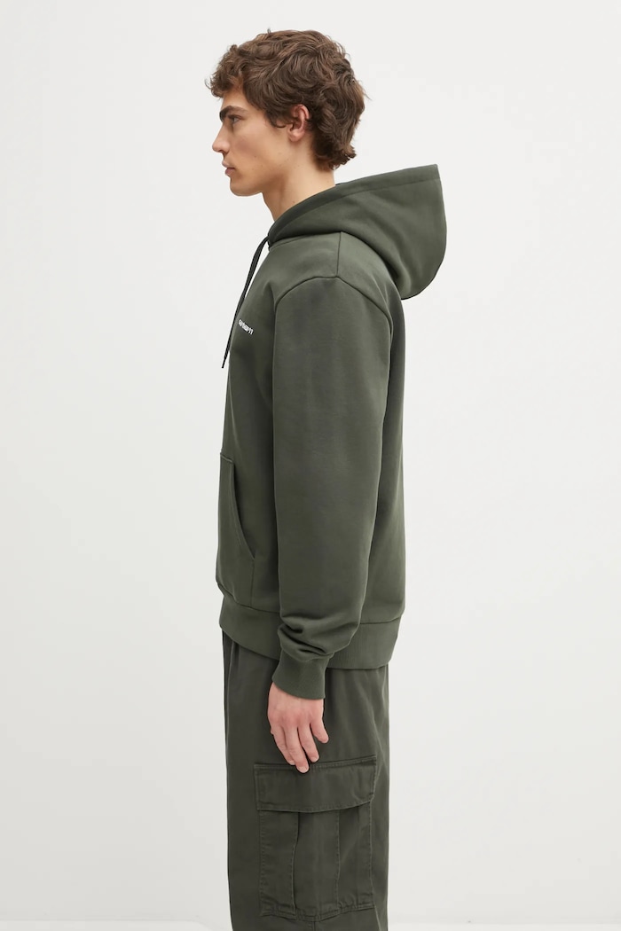 Carhartt WIP cotton sweatshirt Hooded Script Embroidery Sweat — photo 2