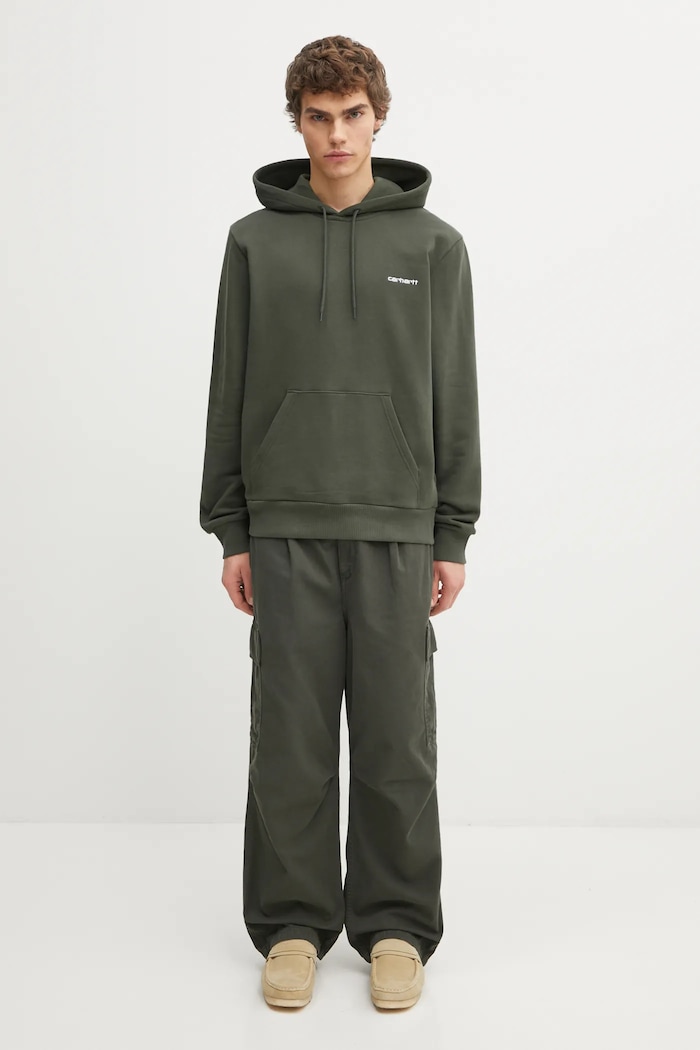 Carhartt WIP cotton sweatshirt Hooded Script Embroidery Sweat — photo 5