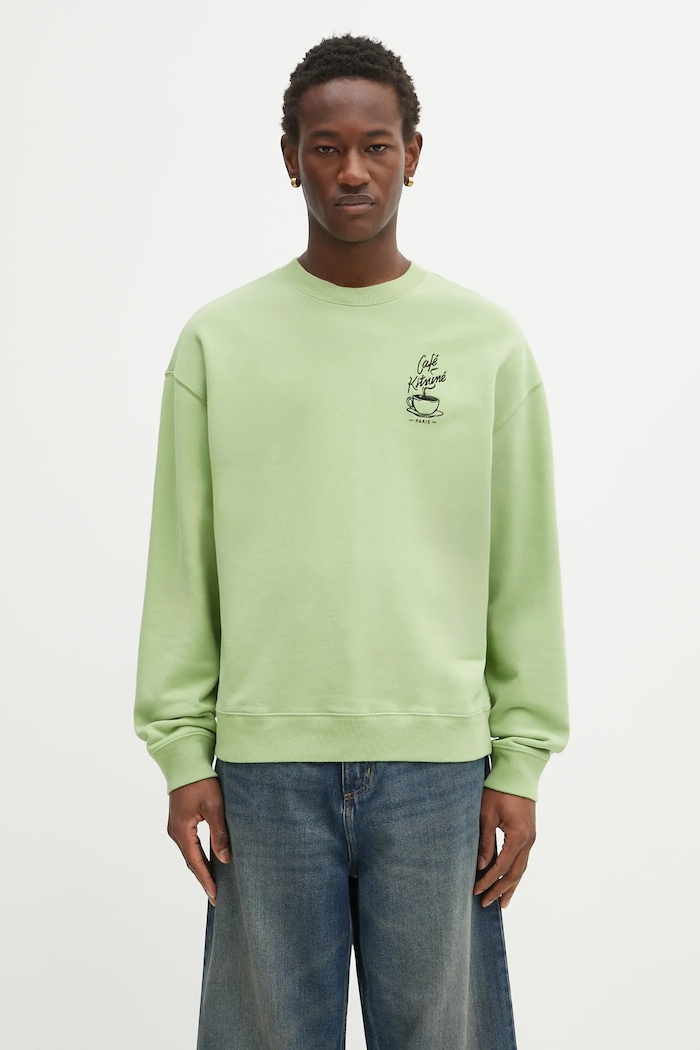 Café Kitsuné cotton sweatshirt Coffee Cup Relaxed