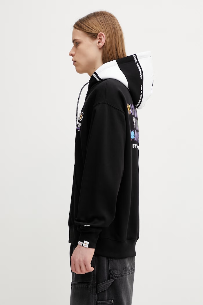 AAPE zip-up hoodie men's cotton — photo 2