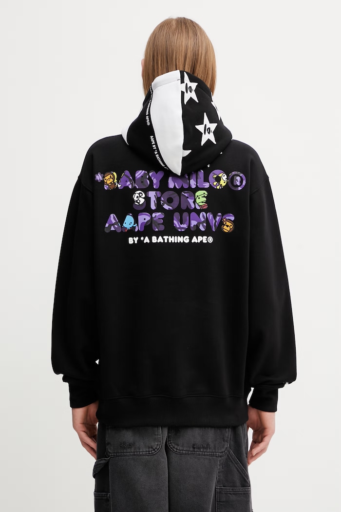 AAPE zip-up hoodie men's cotton — photo 3