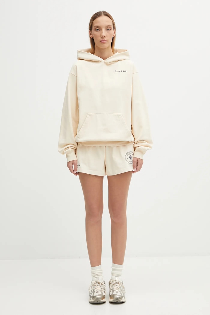 Sporty & Rich cotton sweatshirt Eden Crest Embroidered — photo 10