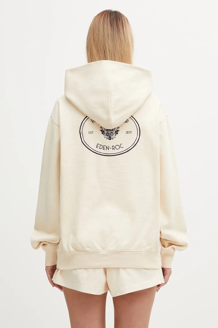 Sporty & Rich cotton sweatshirt Eden Crest Embroidered — photo 6