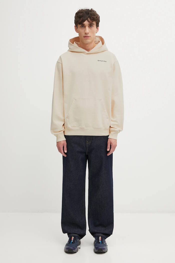 Sporty & Rich cotton sweatshirt Eden Crest Embroidered — photo 9