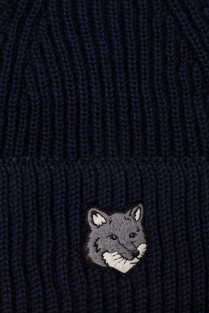Maison Kitsuné Fox Head Large Beanie wool Men's — photo 3