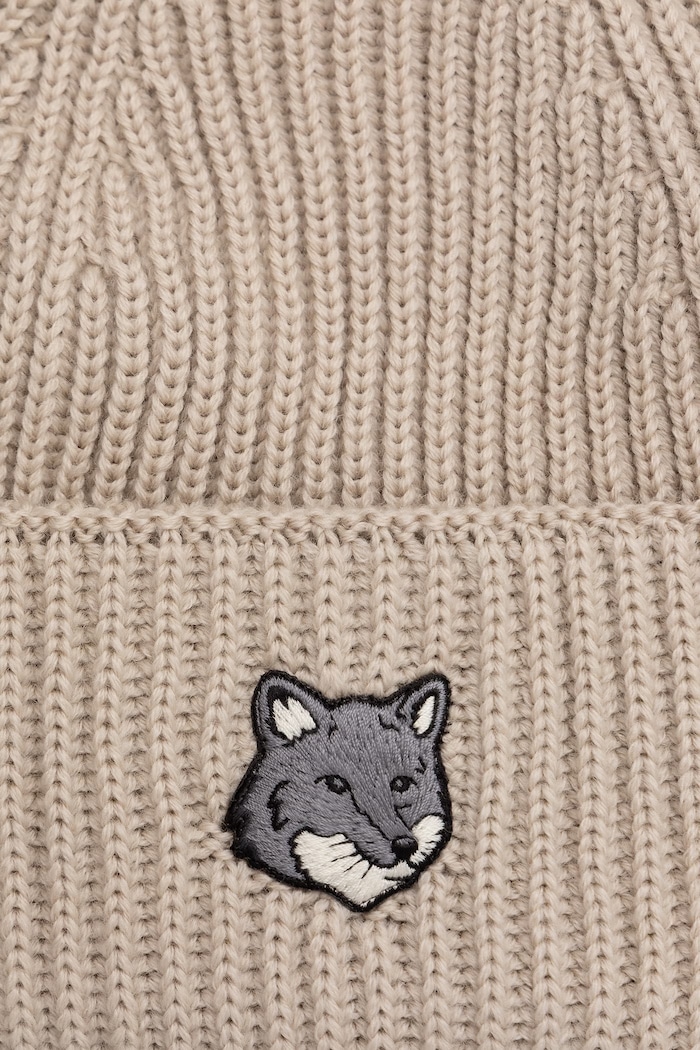 Maison Kitsuné Fox Head Large Beanie wool Men's — photo 3