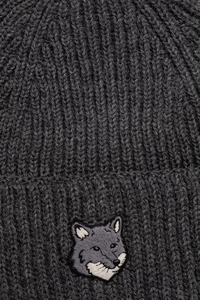 Maison Kitsuné Fox Head Large Beanie wool Men's — photo 3