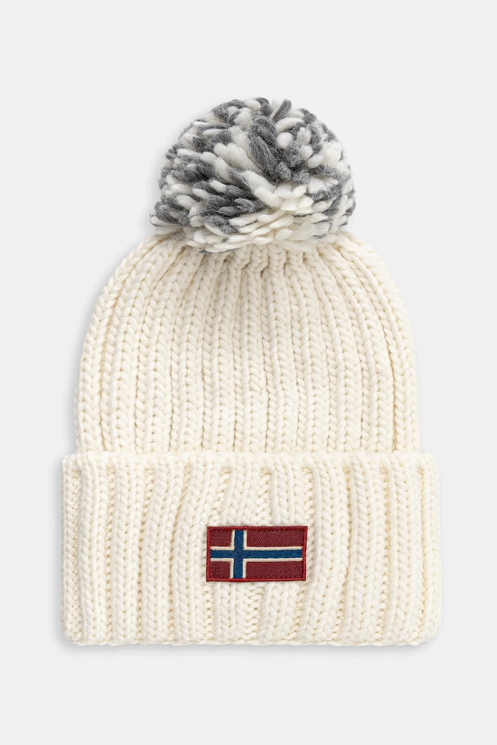 Napapijri wool blend beanie Semiury