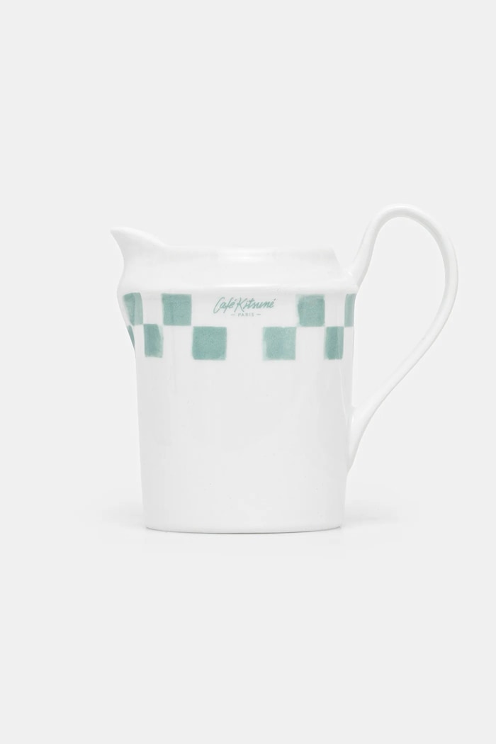 Café Kitsuné milk jug Checkerboard Porcelain Milk Jug