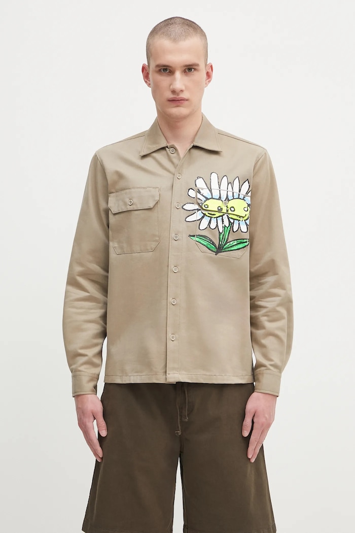 Sky High Farm cotton shirt Daisy workshirt
